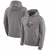 New Orleans Pelicans Nike 2019-20 City Edition Club Pullover Hoodie Heather Gray,baseball caps,new era cap wholesale,wholesale hats